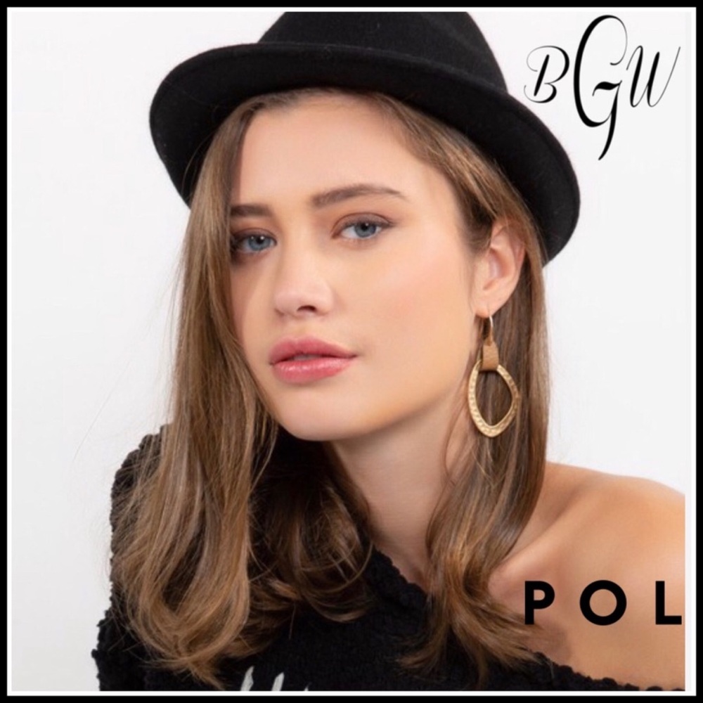 NEW! POL Aztec statement earrings - Picture 2 of 4